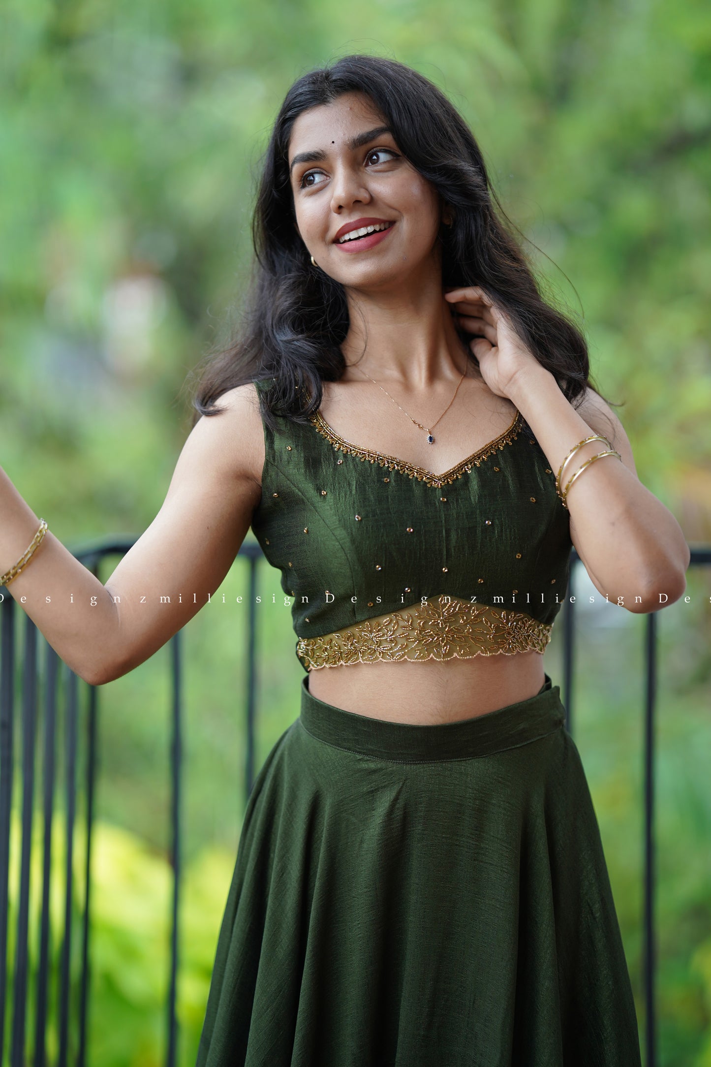 Skirt and Crop Top (MSD-073)