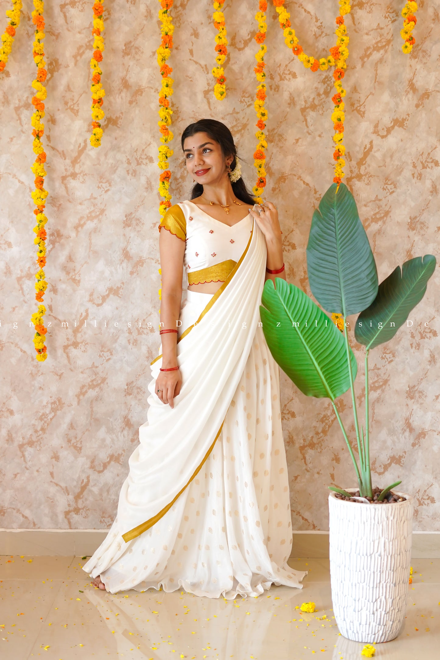 Skirt and Crop Top Dupatta (MSD-068)