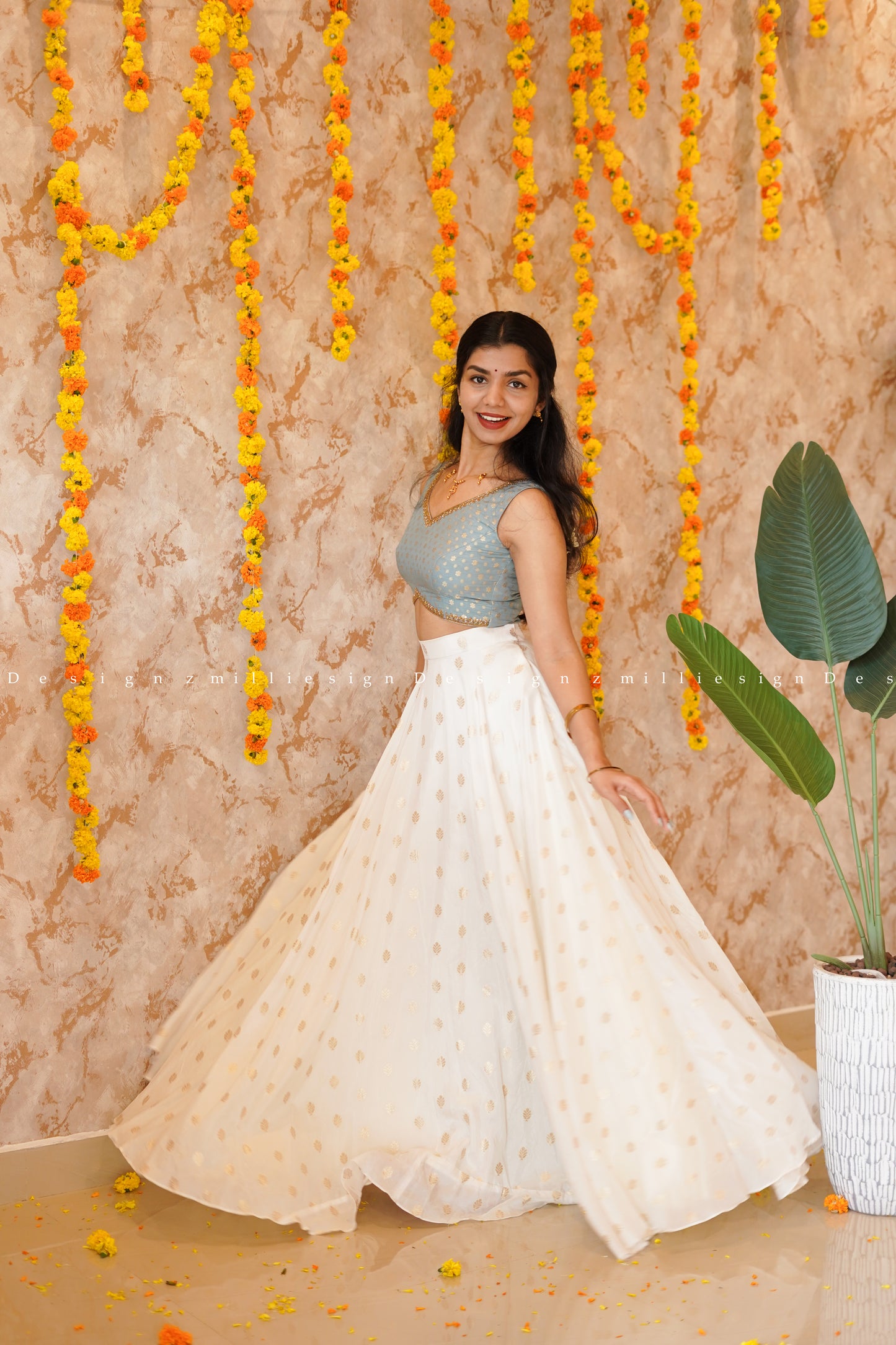 Skirt and Crop Top (MSD-064)