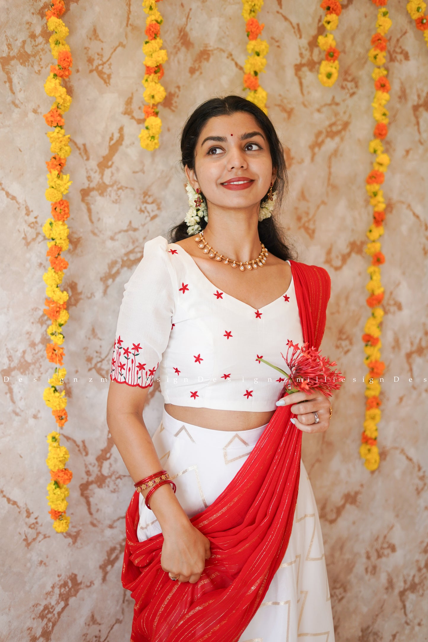Skirt and Crop Top Dupatta (MSD-067)