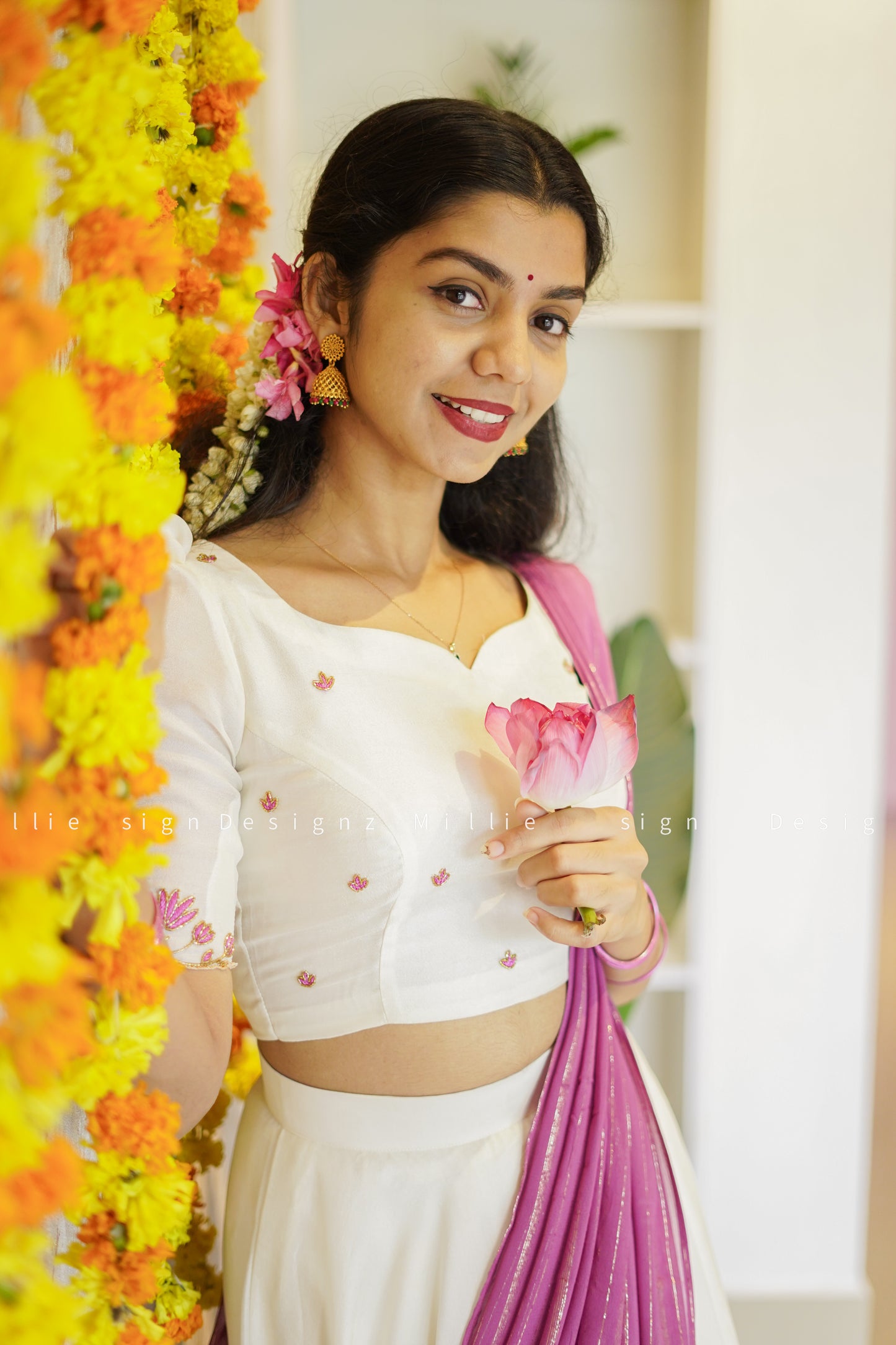 Skirt and Crop Top Dupatta (MSD-062)