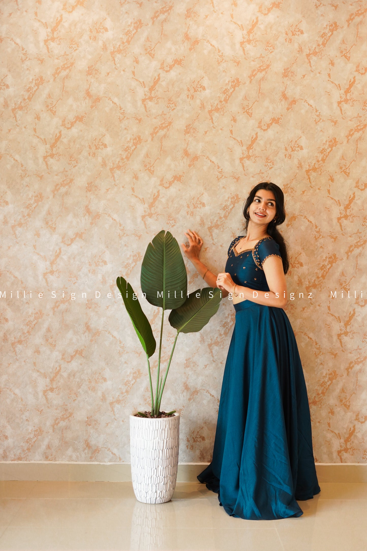 Skirt and Crop Top (MSD-058)
