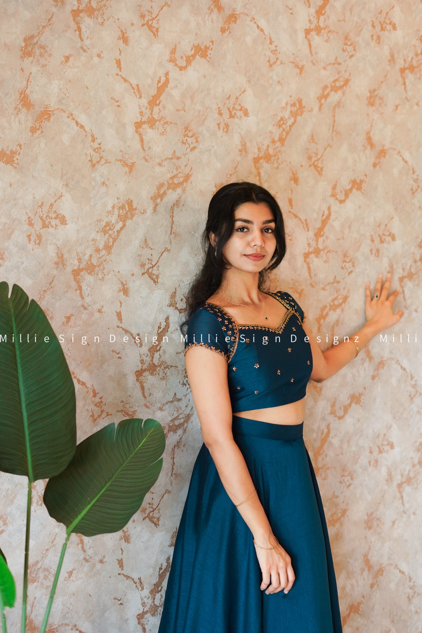 Skirt and Crop Top (MSD-058)