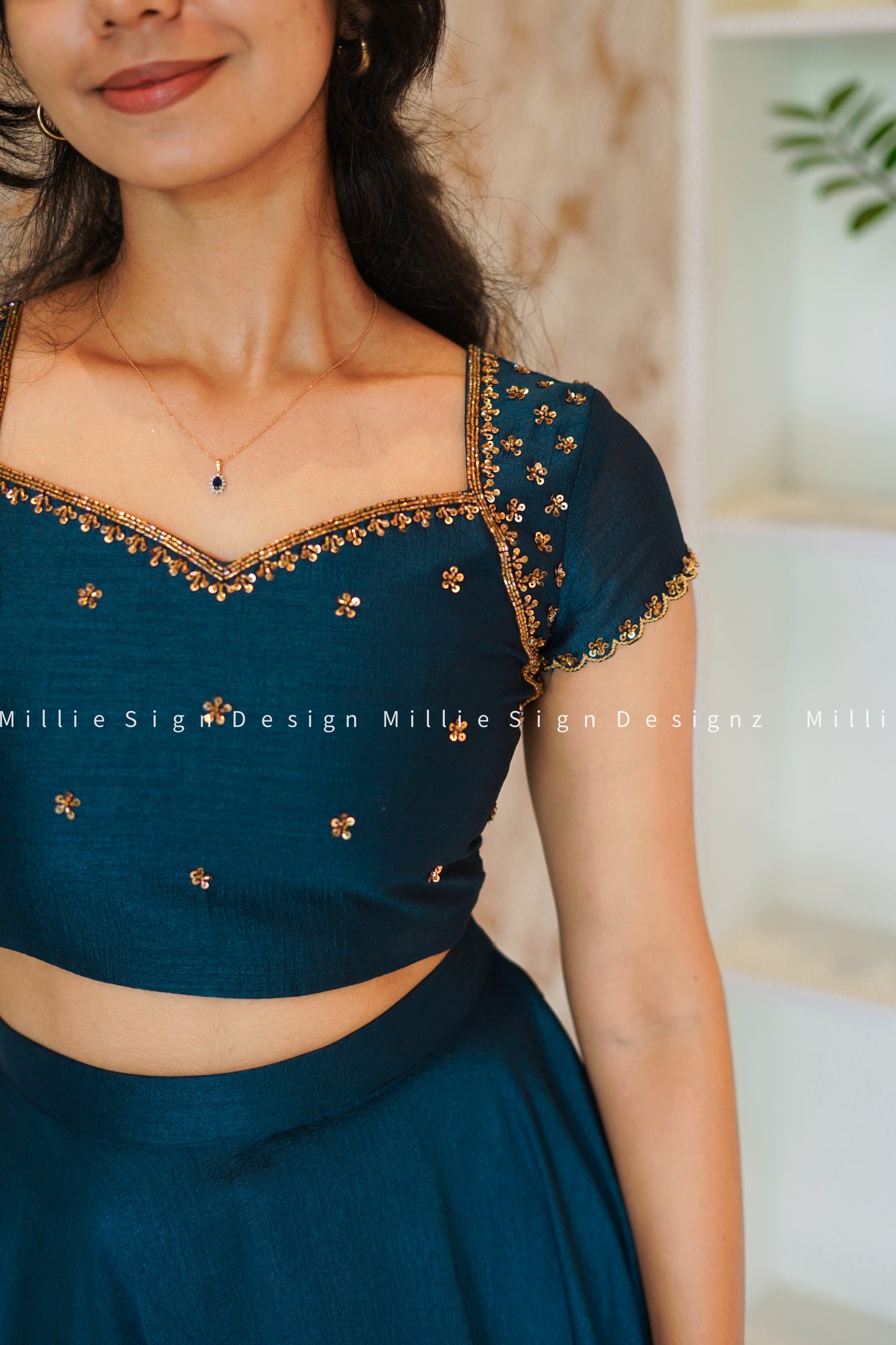 Skirt and Crop Top (MSD-058)