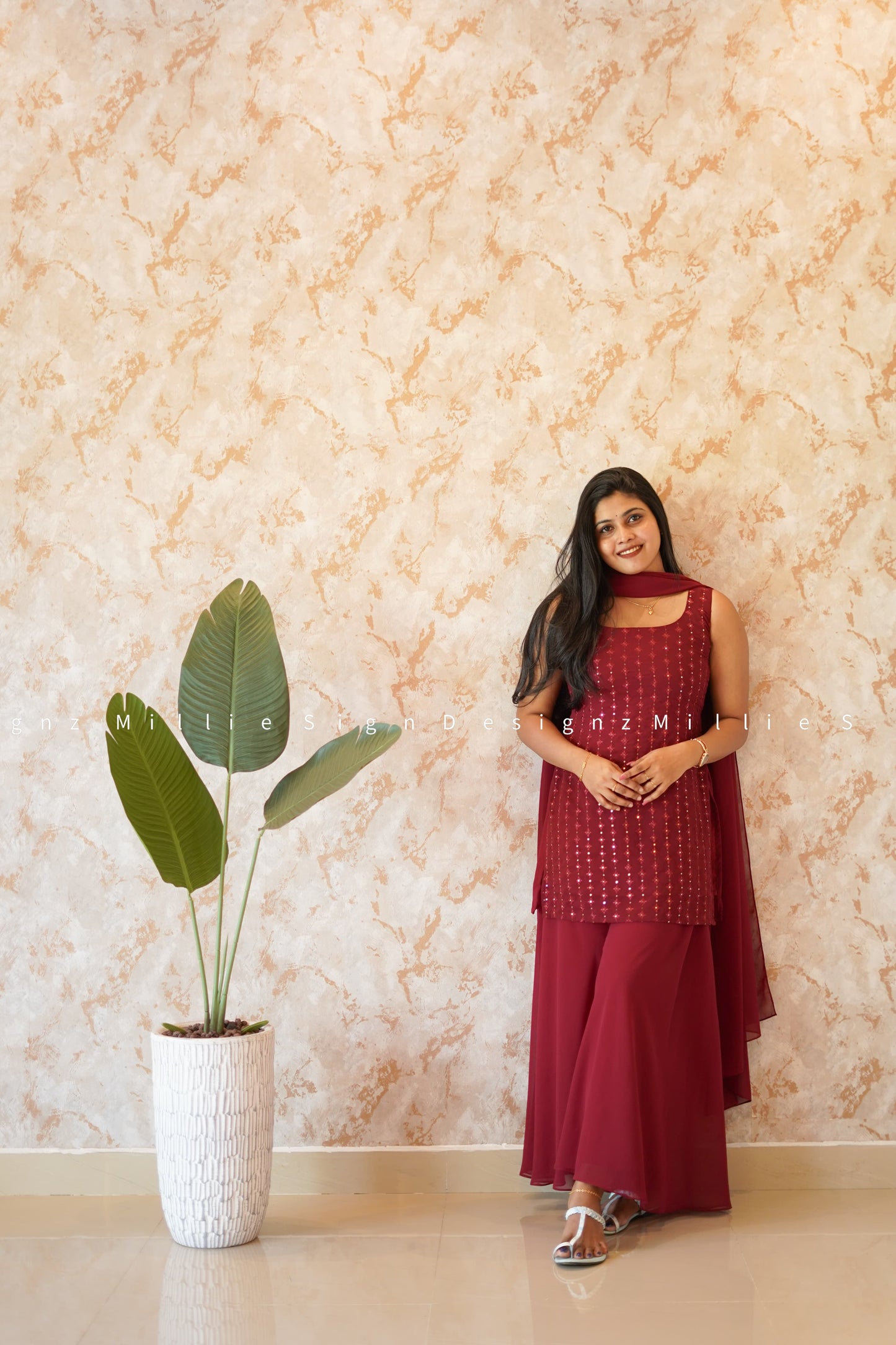 Sharara Three Piece (MSD-057)