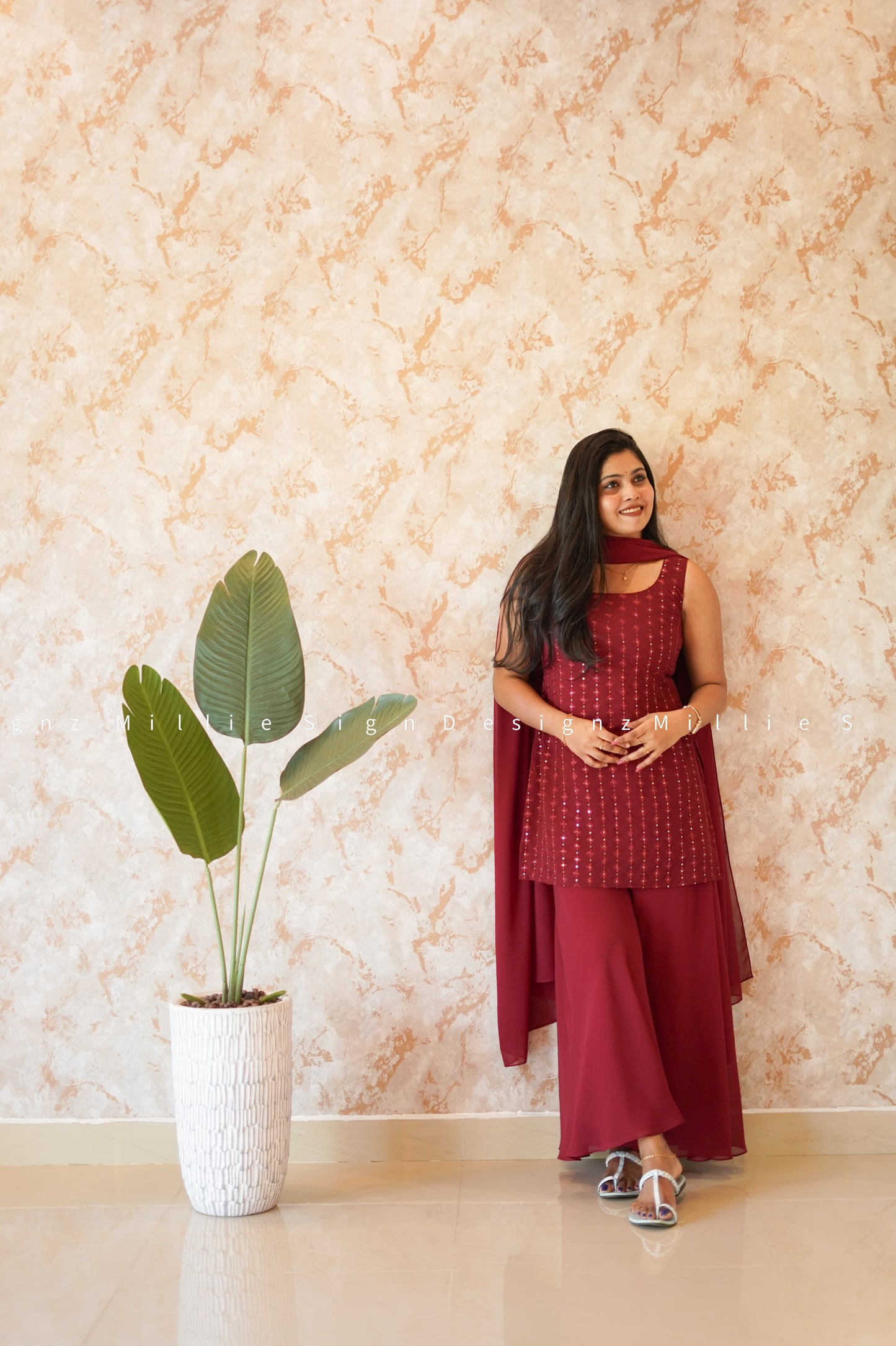 Sharara Three Piece (MSD-057)