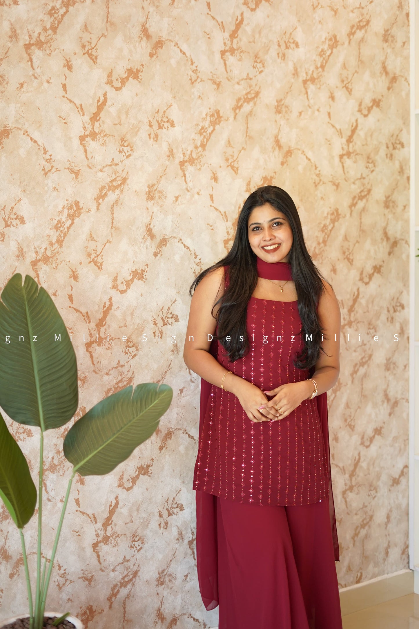 Sharara Three Piece (MSD-057)