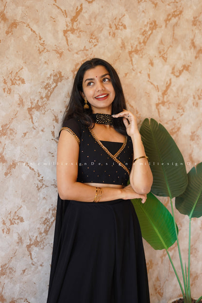 Palazzo, Top and Dupatta -  3 Piece (MSD-069)
