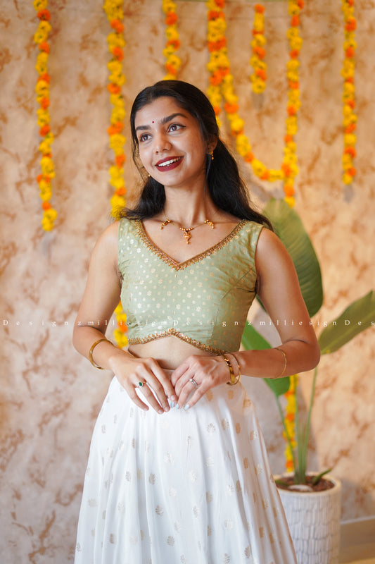 Skirt and Crop Top (MSD-066)