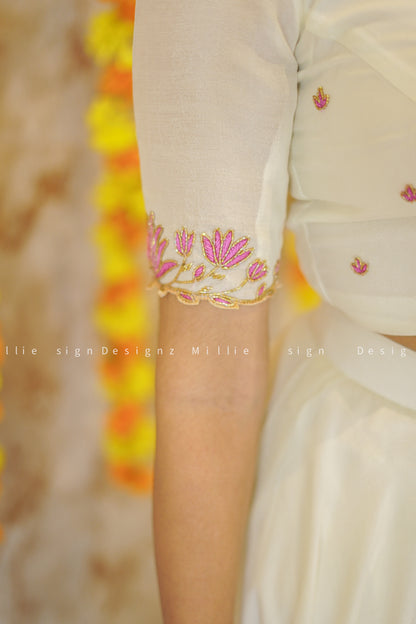Skirt and Crop Top Dupatta (MSD-062)