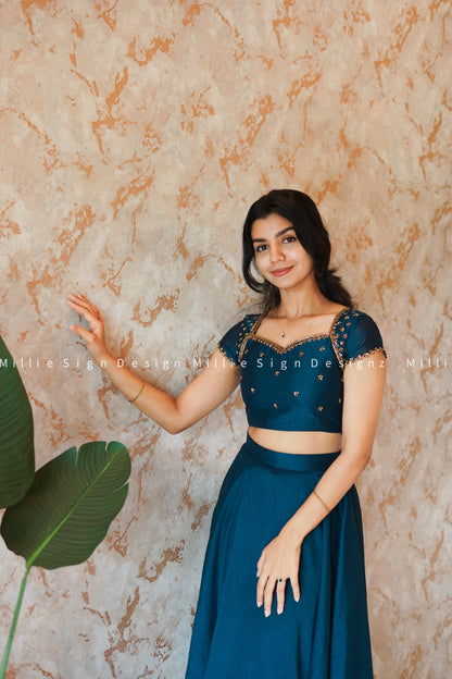 Skirt and Crop Top (MSD-058)