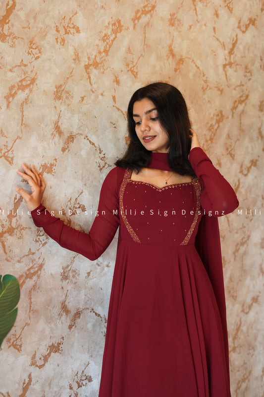 Anarkali with Dupatta (MSD - 061)