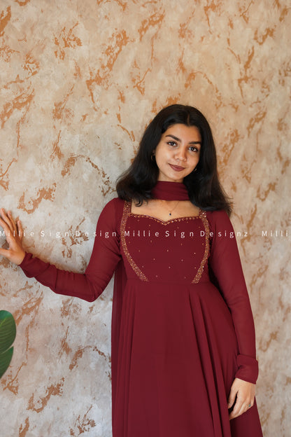 Anarkali with Dupatta (MSD - 061)