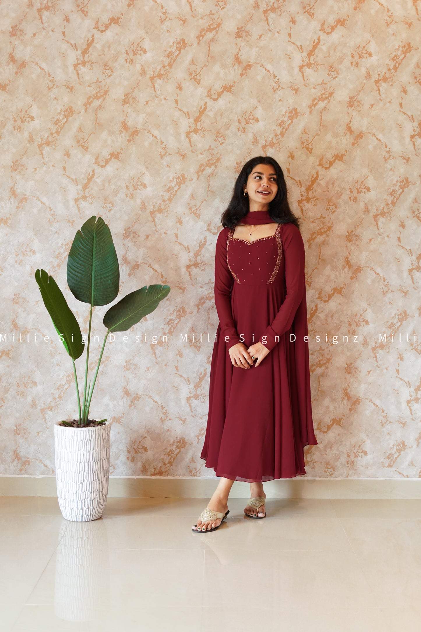Anarkali with Dupatta (MSD - 061)