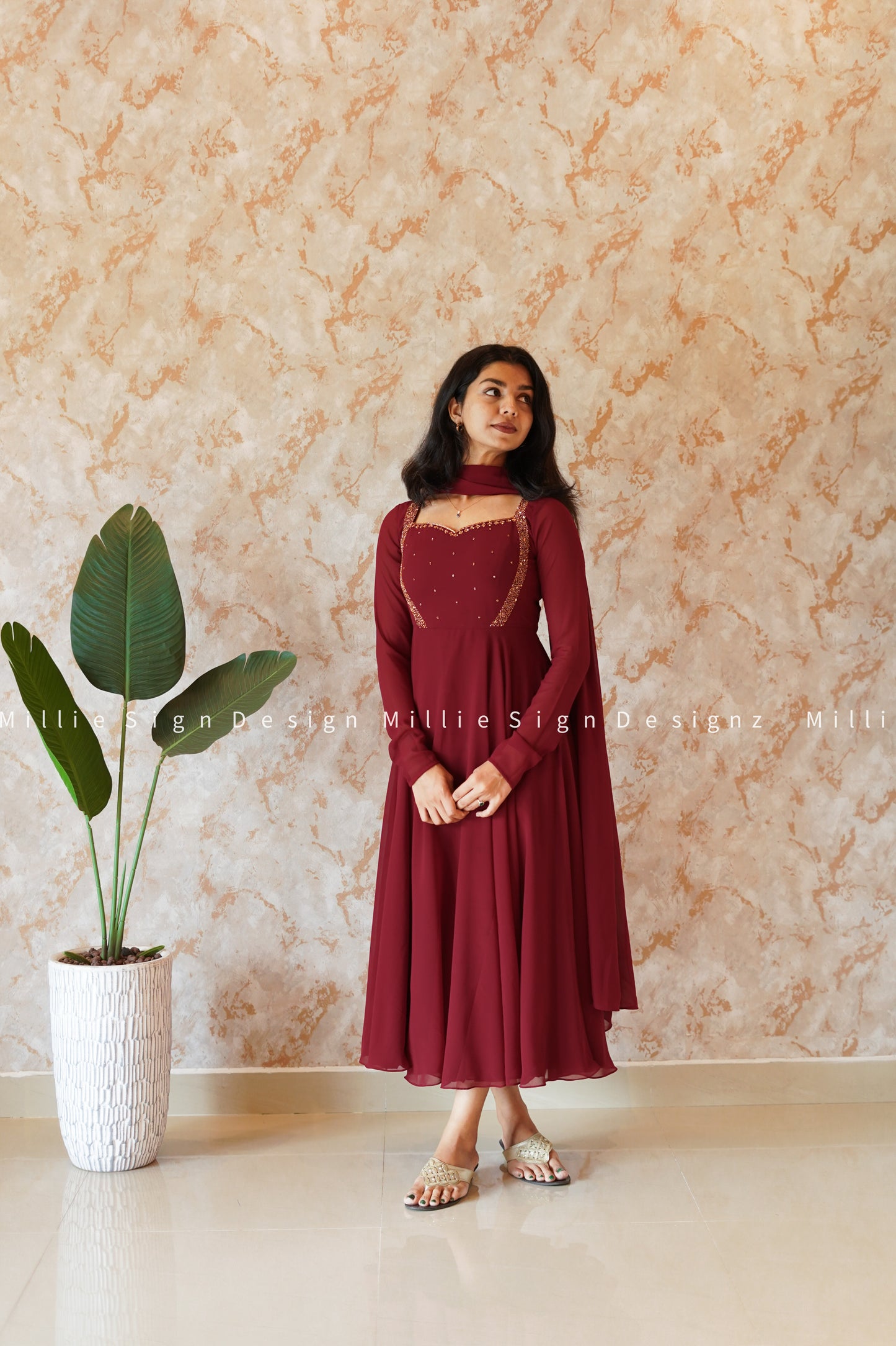 Anarkali with Dupatta (MSD - 061)