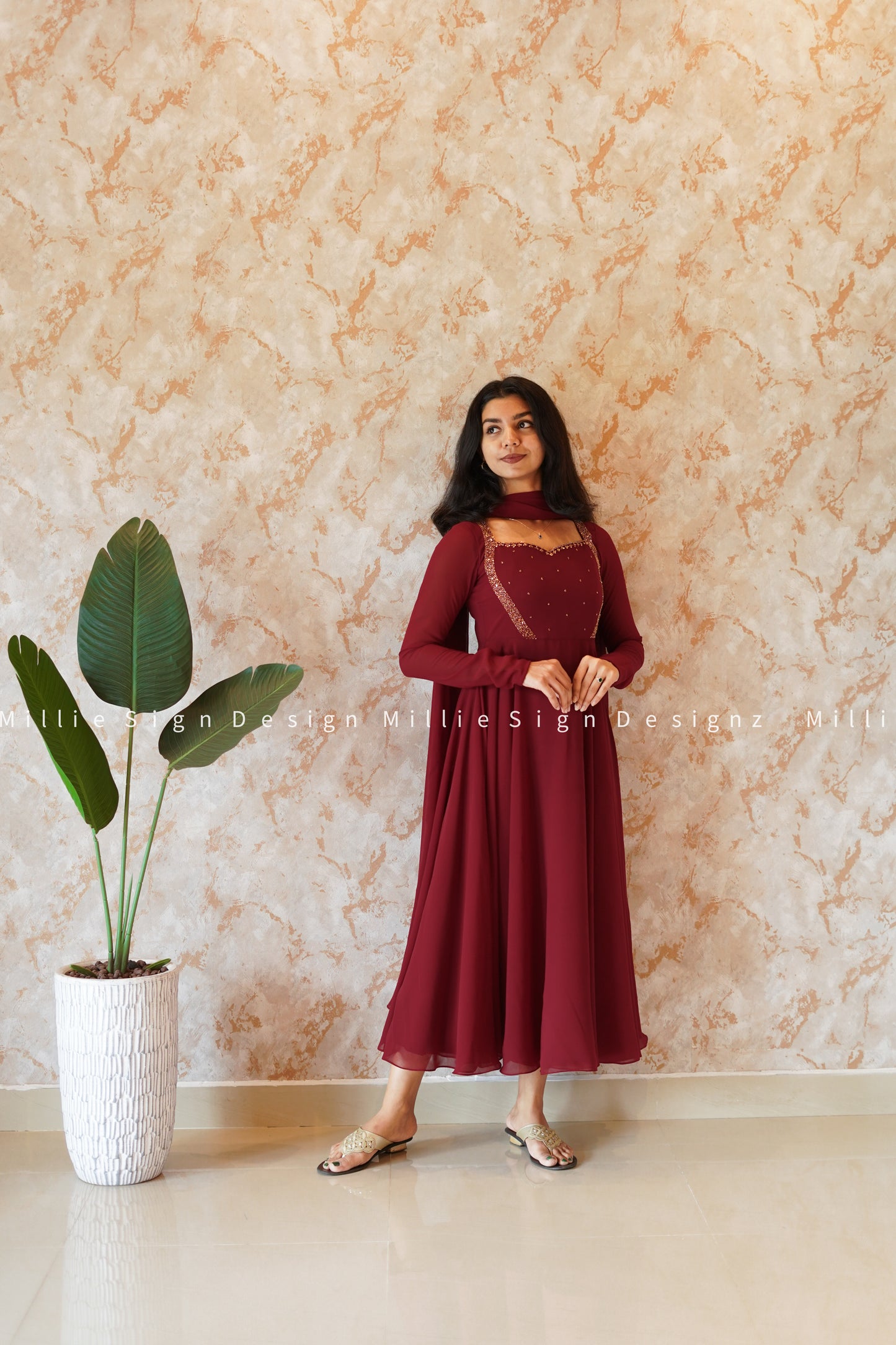 Anarkali with Dupatta (MSD - 061)