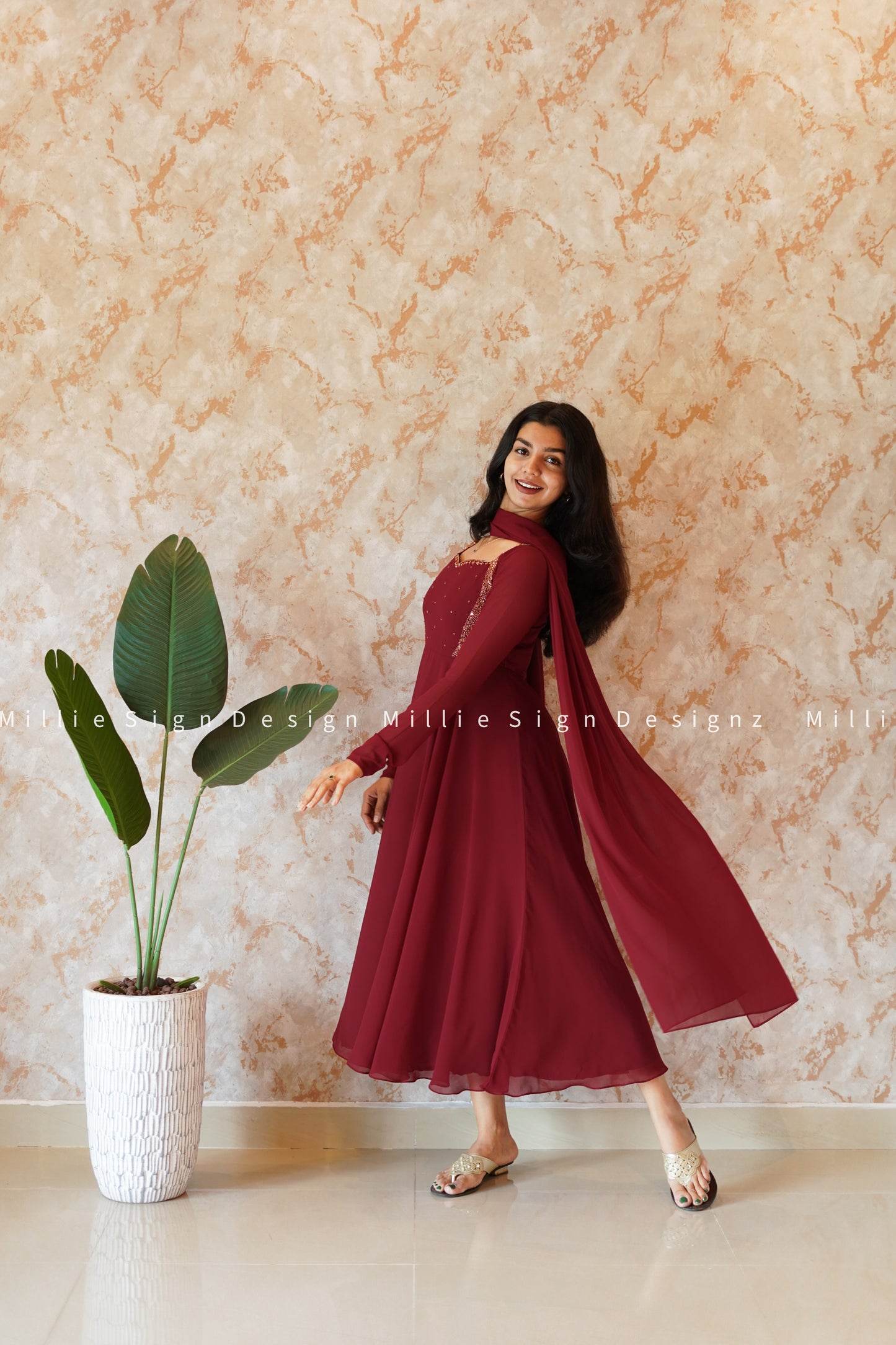 Anarkali with Dupatta (MSD - 061)