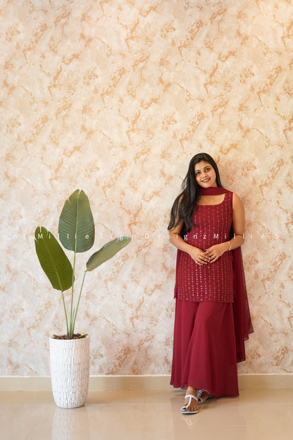 Sharara Three Piece (MSD-057)