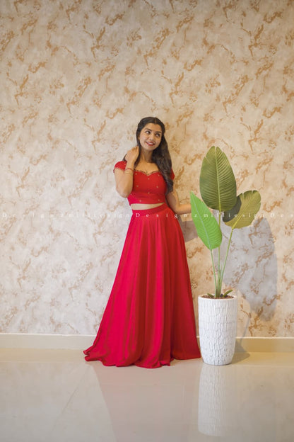 Skirt and Crop Top (MSD-083)