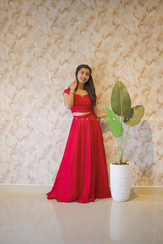 Skirt and Crop Top (MSD-083)